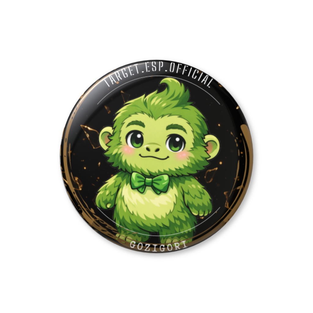 Target e-sports GOZIGORI缶バッジ(model1)
