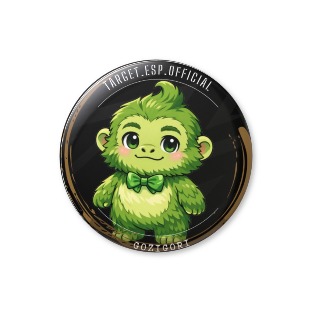 Target e-sports GOZIGORI缶バッジ(model2)
