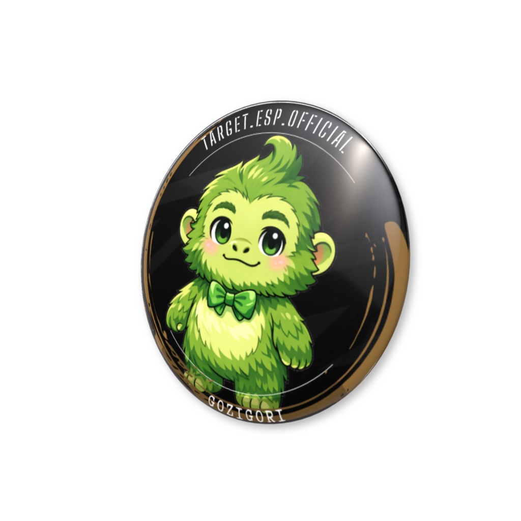 Target e-sports GOZIGORI缶バッジ(model2)