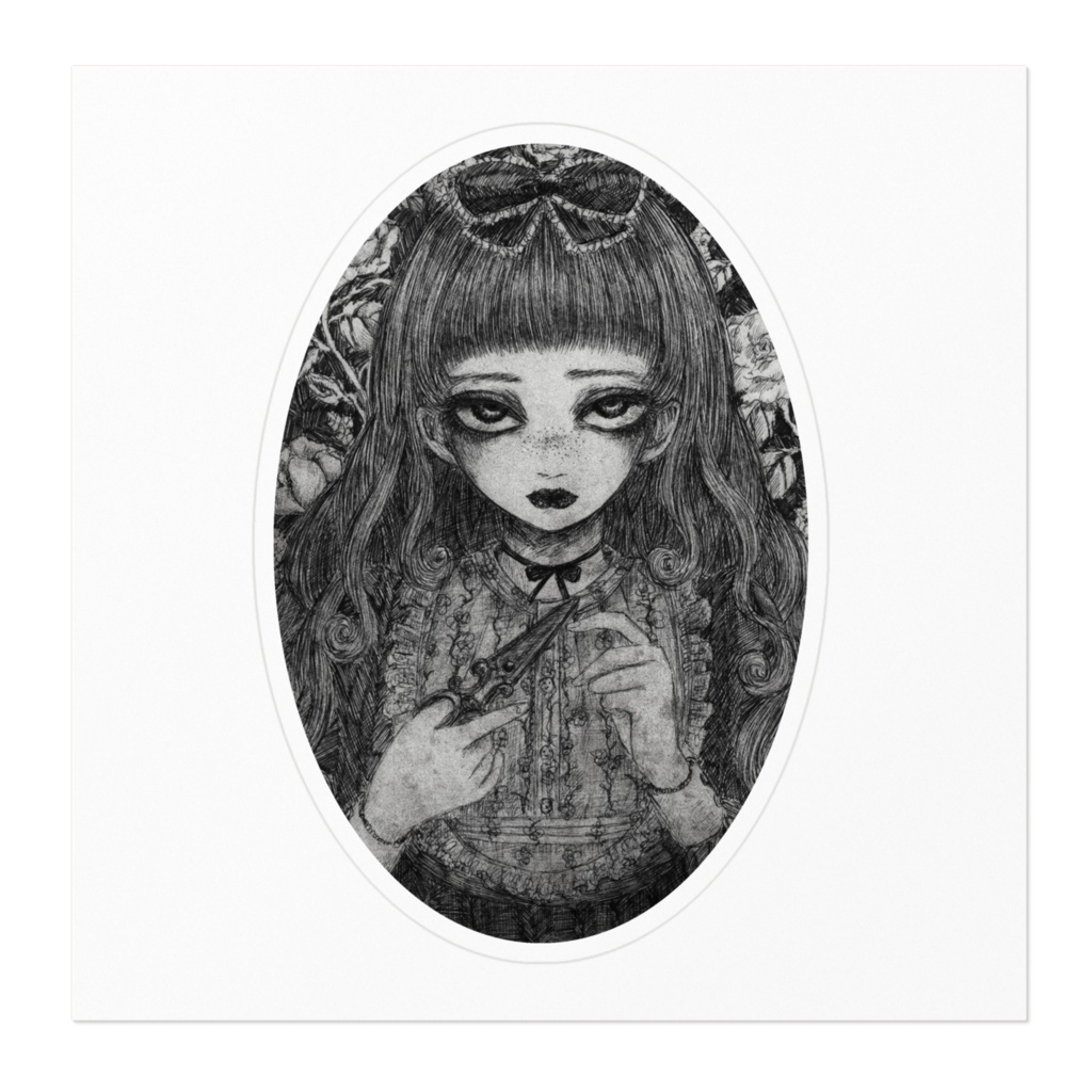 ちょん切るステッカー(小)