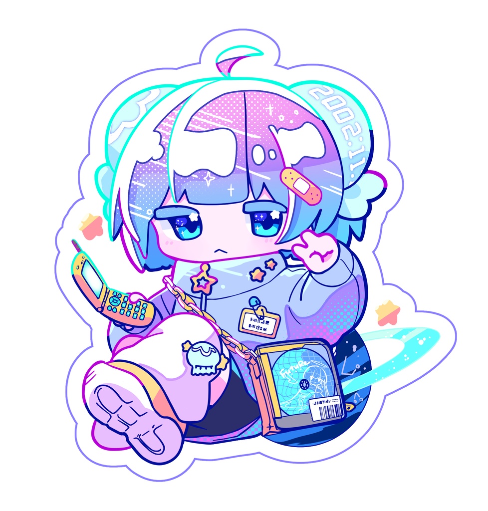 ほしのきらめきステッカー