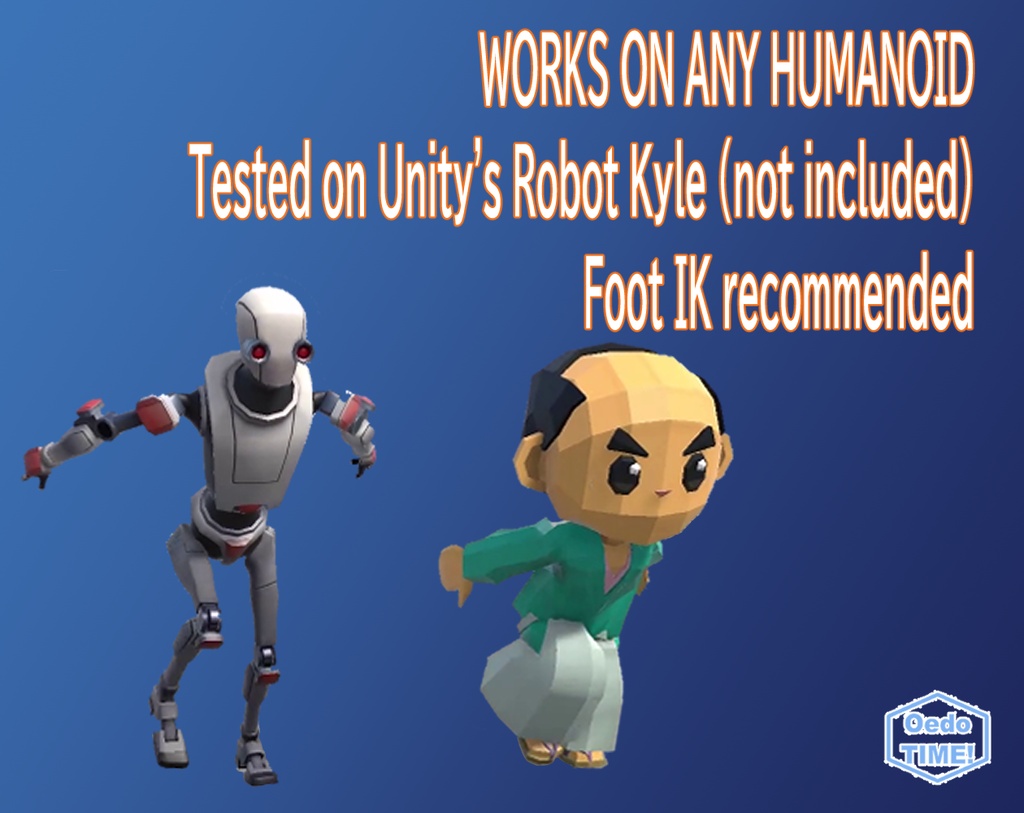 江戸侍基本モーション(Humanoid対応)