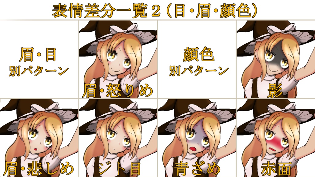 【立ち絵素材】霧雨魔理沙 (NEW)