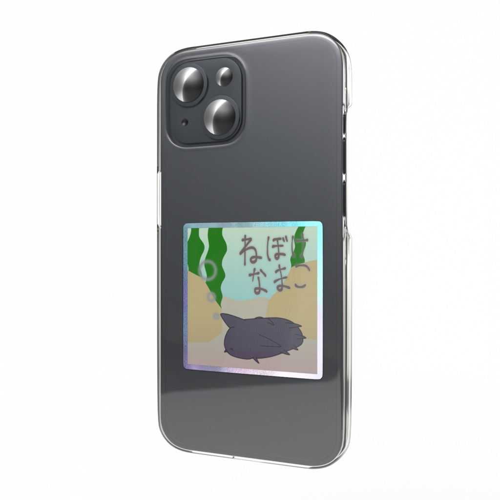 ねぼけなまこオーロラステッカー