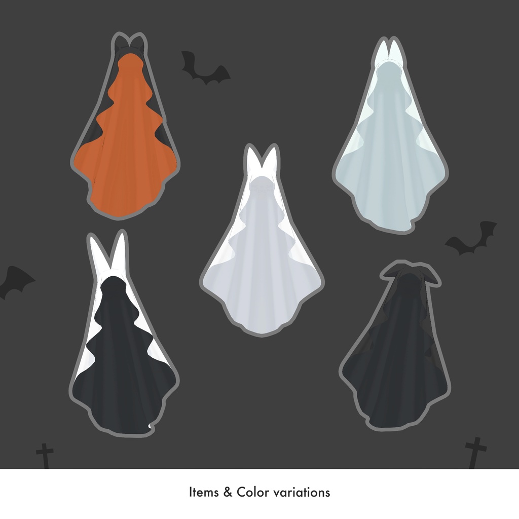 3Dモデル / みみつきOBAKEシーツ