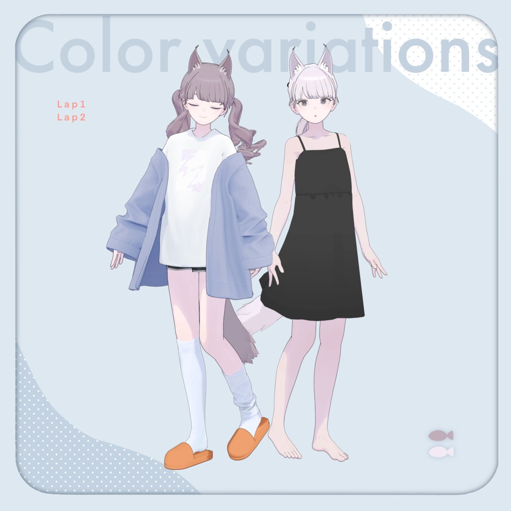 3Dモデル / Lynxtip NEKOMIMI