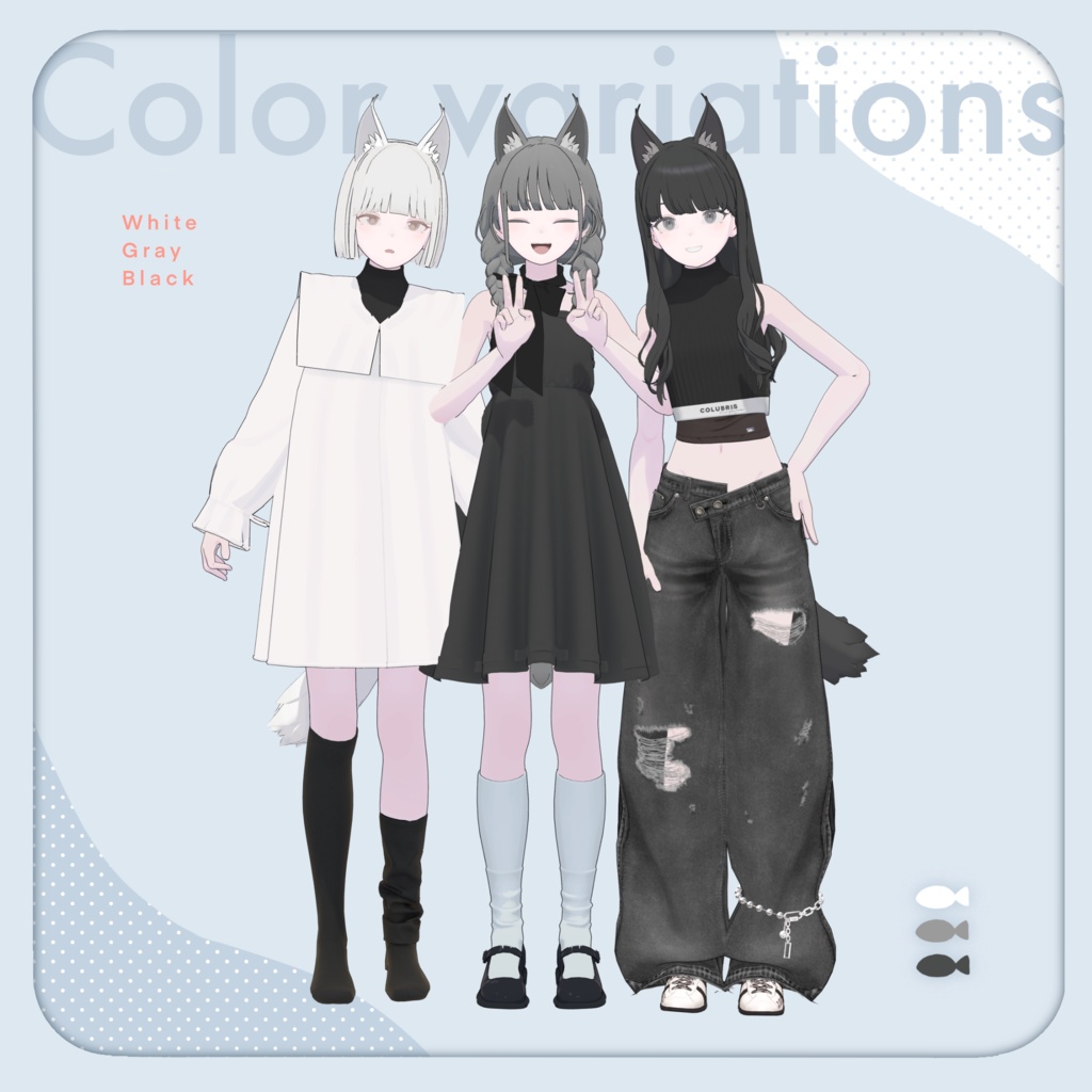 3Dモデル / Lynxtip NEKOMIMI