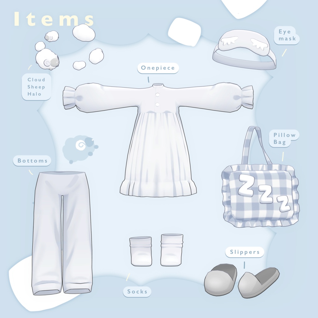 3Dモデル / ONEMU GIRL Onepiece
