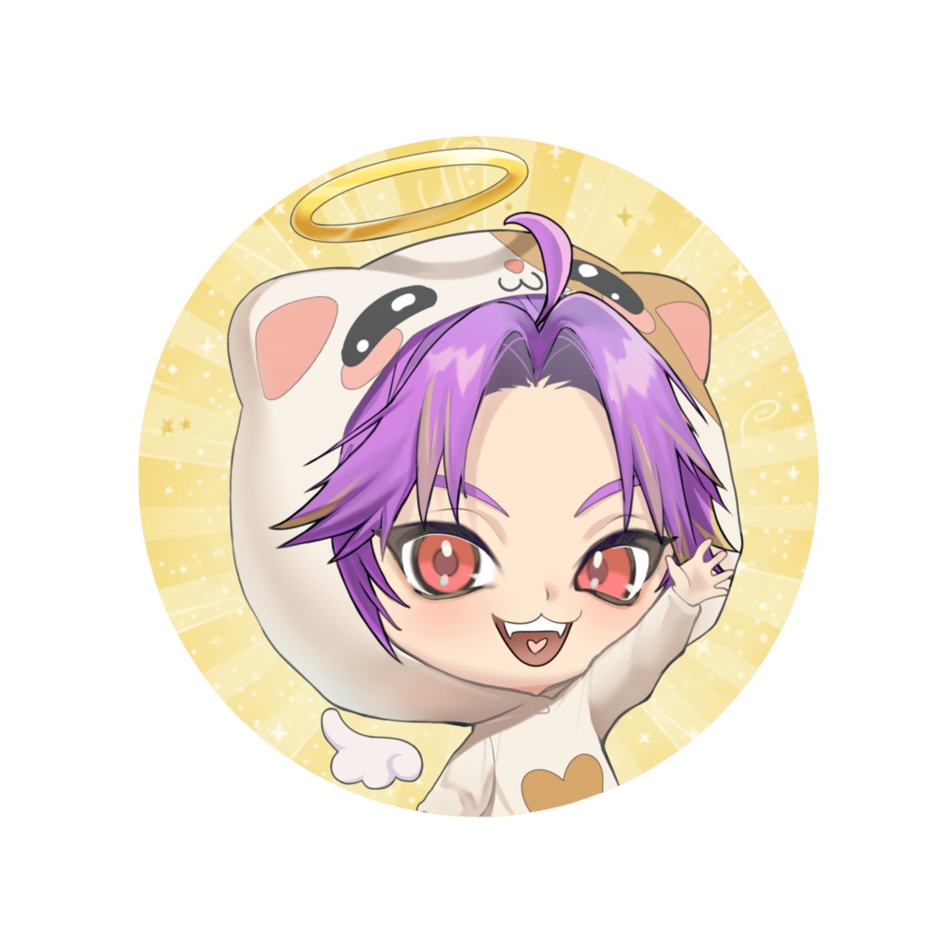 光永りつSD着ぐるみ缶バッジ