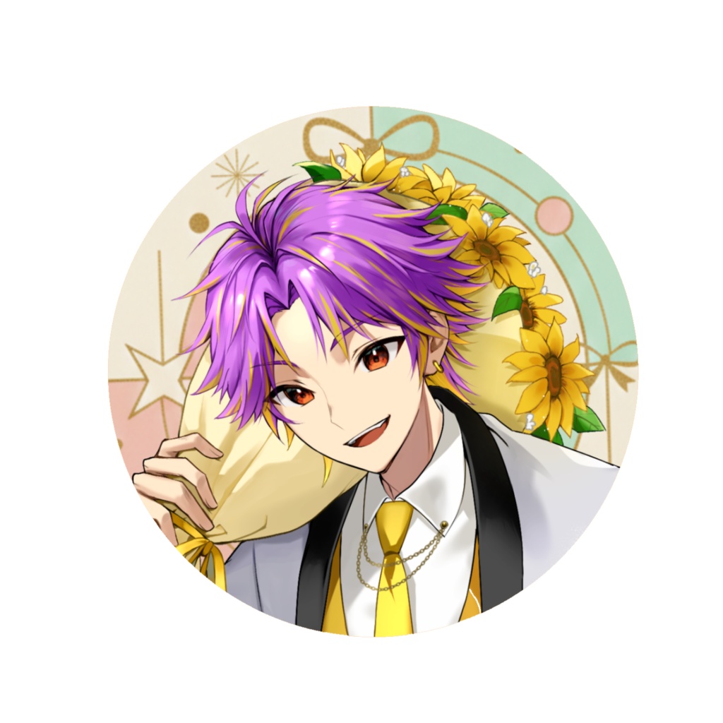 光永りつスーツ立ち絵缶バッジ