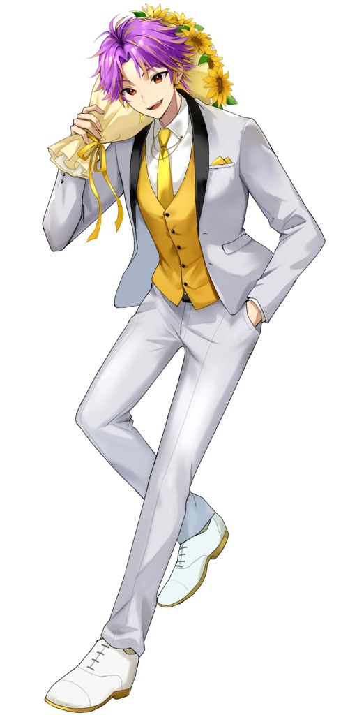 13cm光永りつスーツ衣装アクリルスタンド