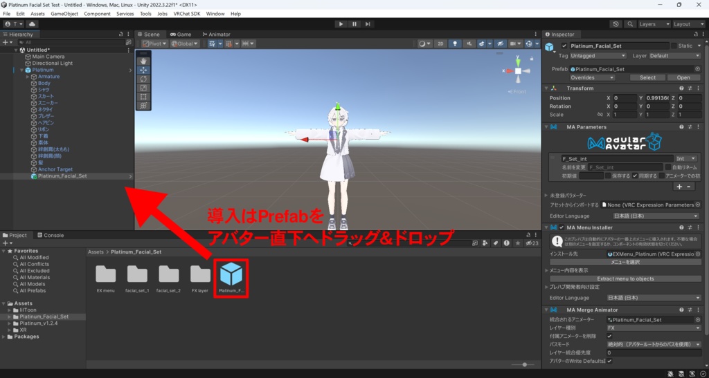 【プラチナ専用ギミック】Platinum Facial Set【MA対応】
