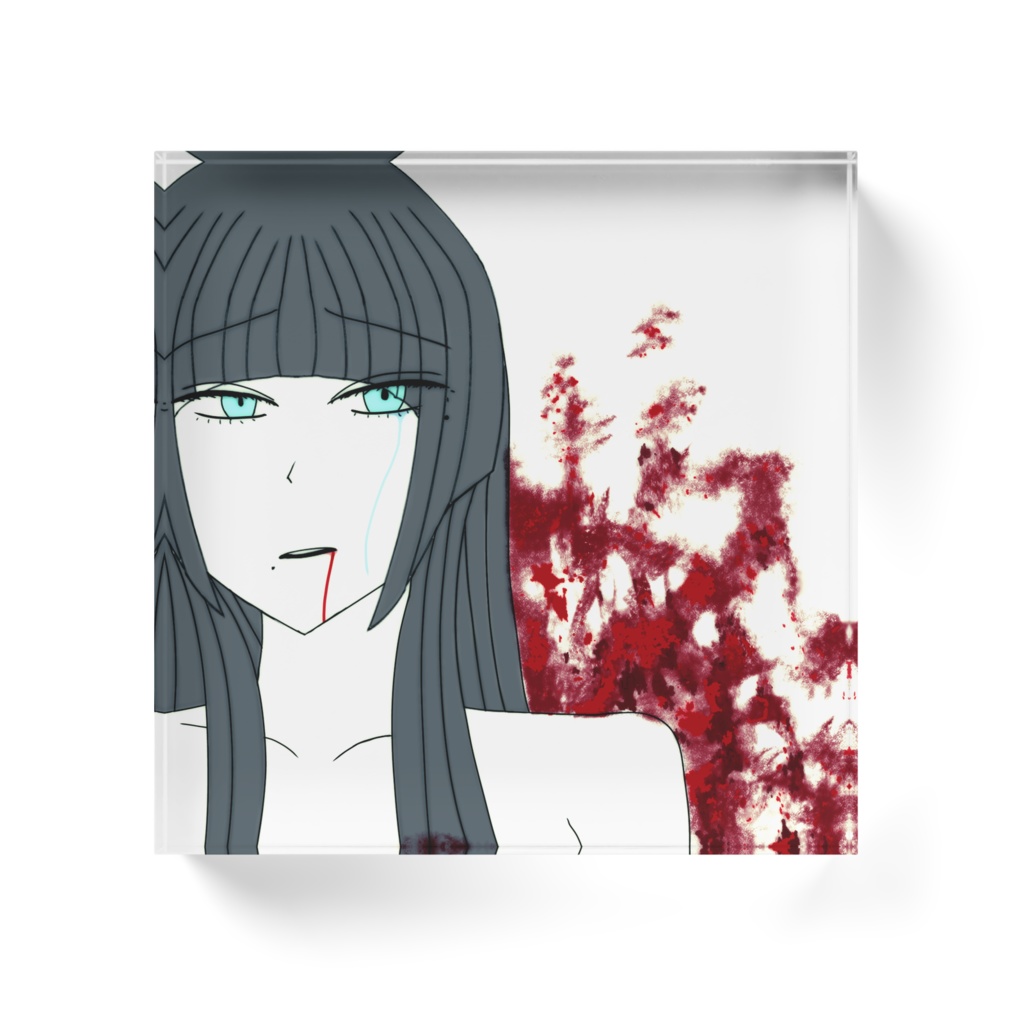 裏切りと後悔アクリルブロック