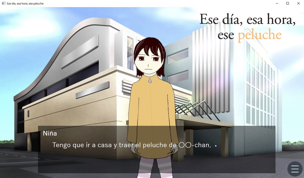 Ese día, esa hora, ese peluche