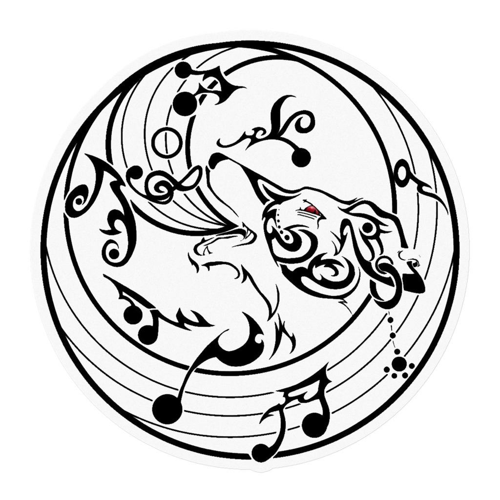 え、あ、ワンワンステッカー