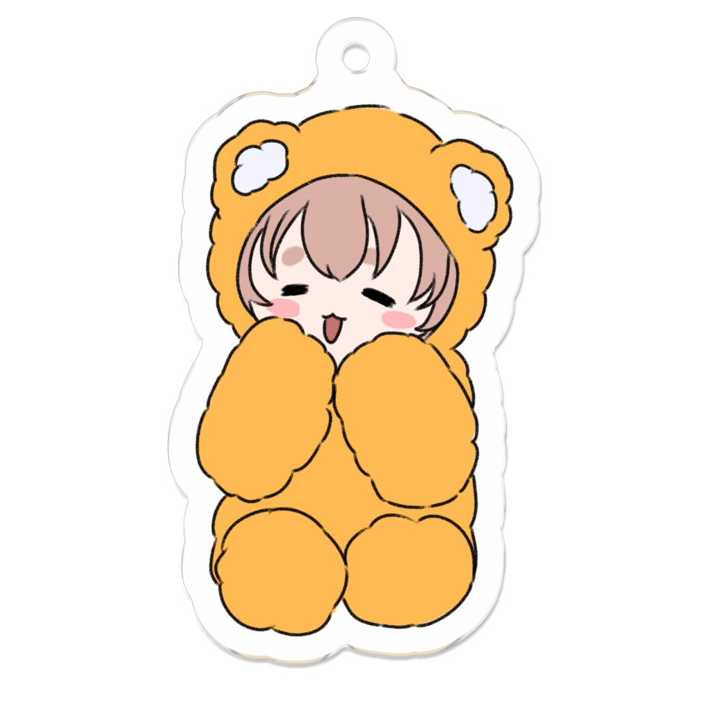 もこもけアクリルキーホルダー