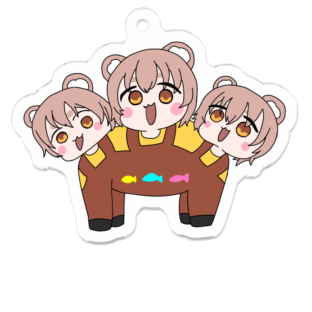 モケモケルベロス アクリルキーホルダー