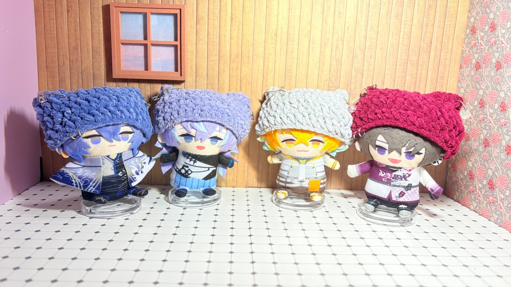 【ねこ耳ニット帽×ピアス】にじぱぺっと用🐱