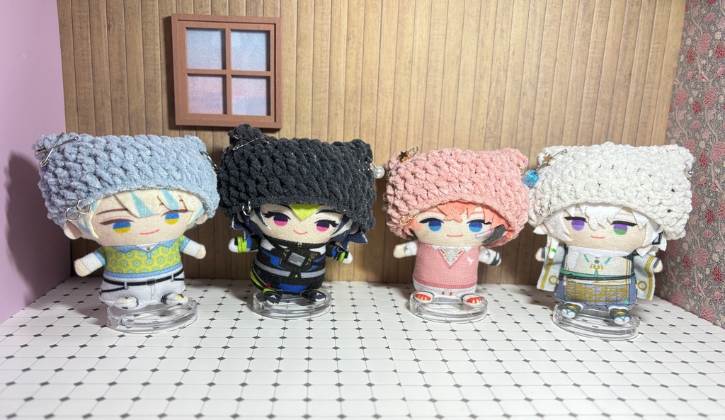 【ねこ耳ニット帽×ピアス】にじぱぺっと用🐱