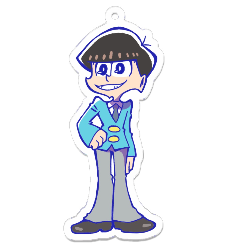 アメコミ風おそ松さんアクキー　おそ松