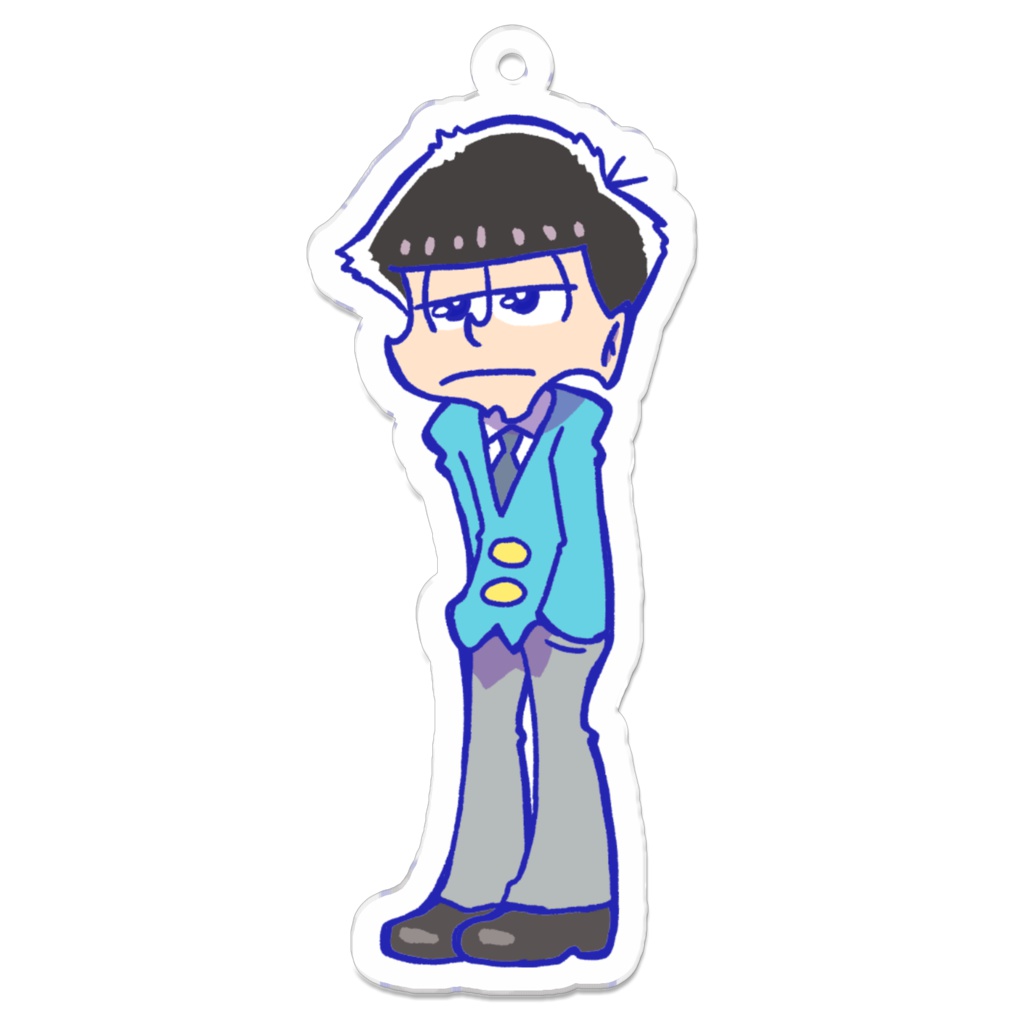 アメコミ風おそ松さんアクキー 一松