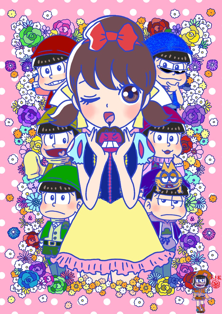 小人松とトト子姫~オリジナルアクキー