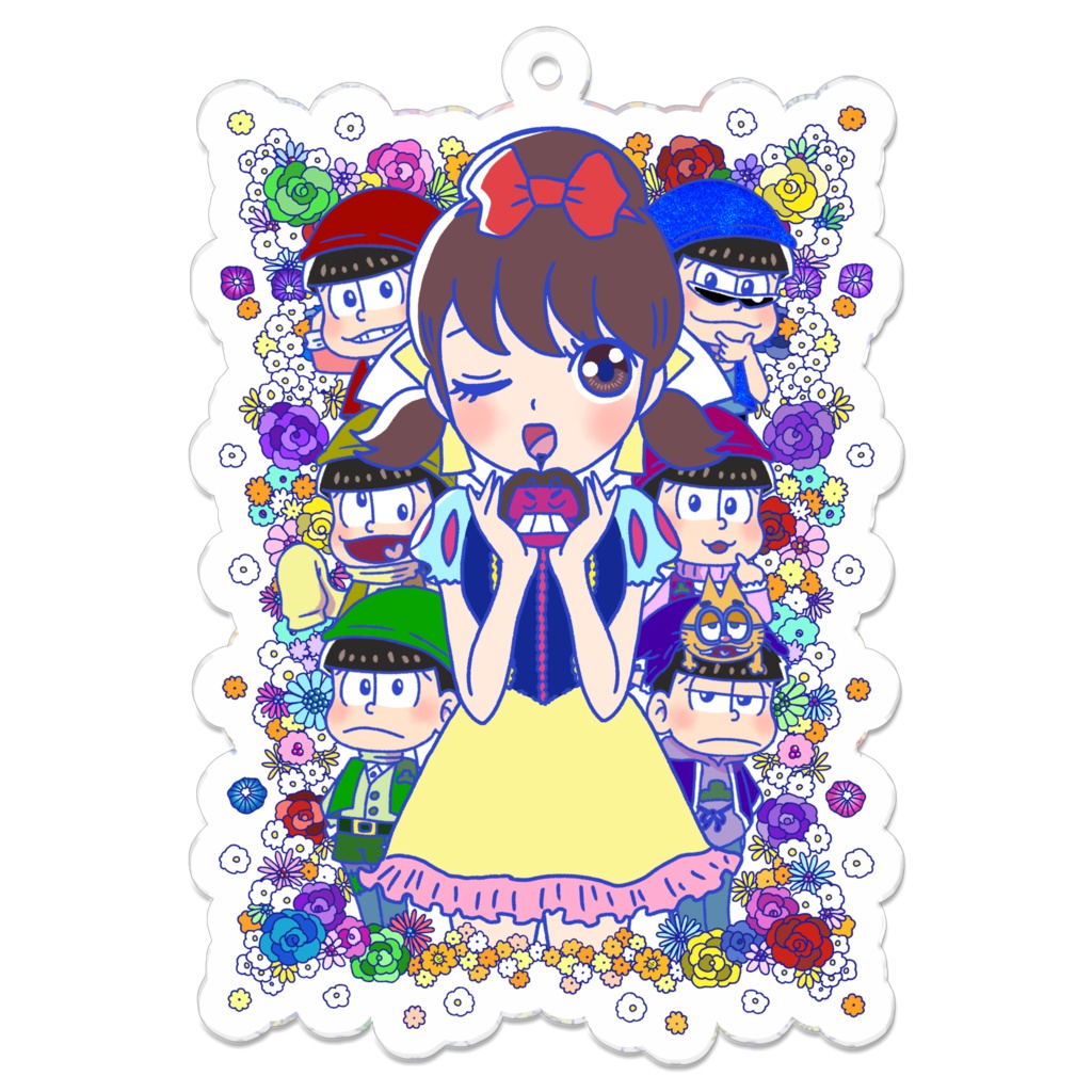 小人松とトト子姫~オリジナルアクキー