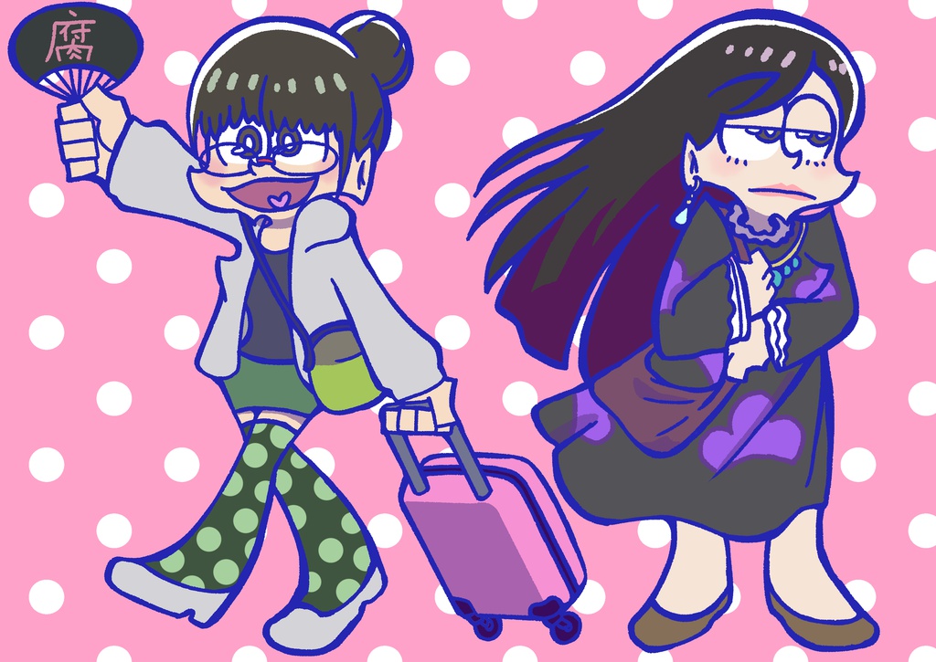 アメコミ風じょし松さんアクキー チョロ子