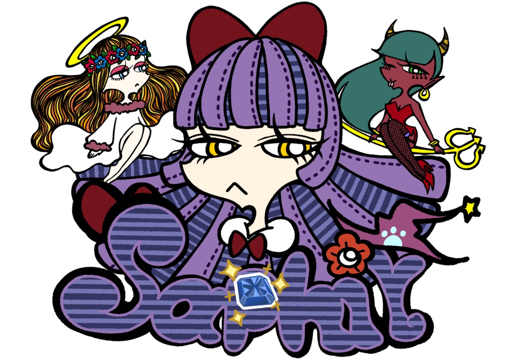 魔法使いの弟子サフィールちゃん~天使と悪魔の決断~ロゴ付きバージョン