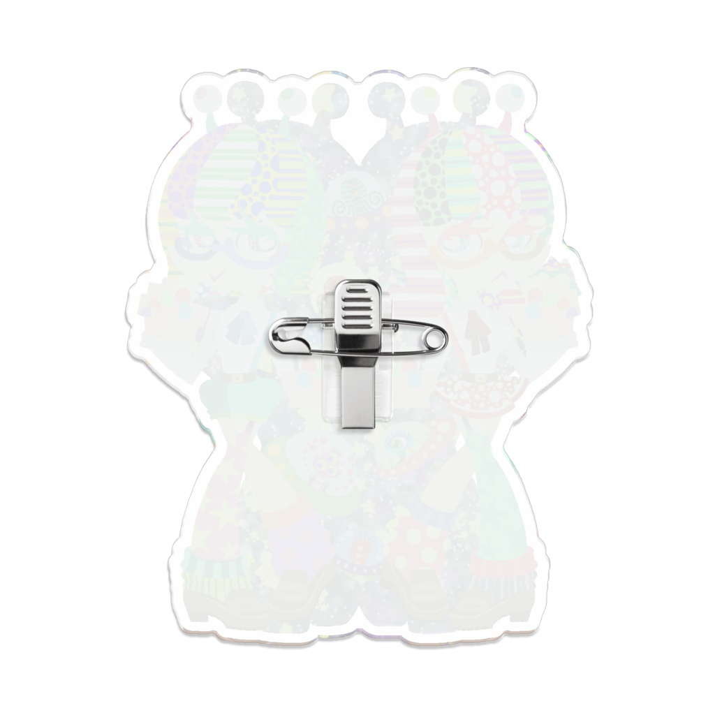 アンドロメタ星人αタイプ~ギャラクシーフレンズアクリルバッチ