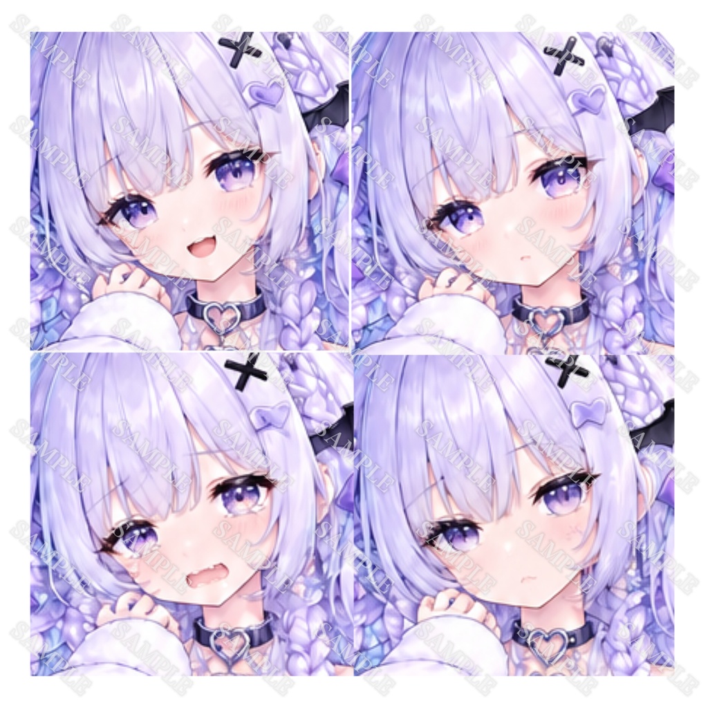 【1点限定】立ち絵 デビューセット!表情差分+一枚絵+サムネ+三面図 002