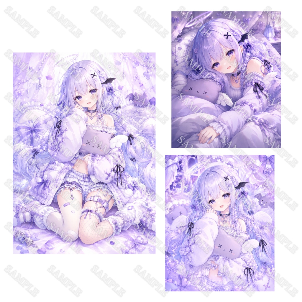 【1点限定】立ち絵 デビューセット!表情差分+一枚絵+サムネ+三面図 002