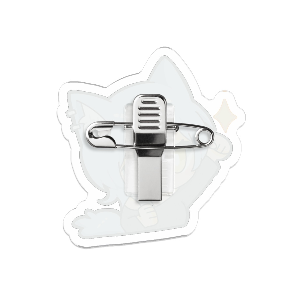 ミニさちゃアクリルバッジ