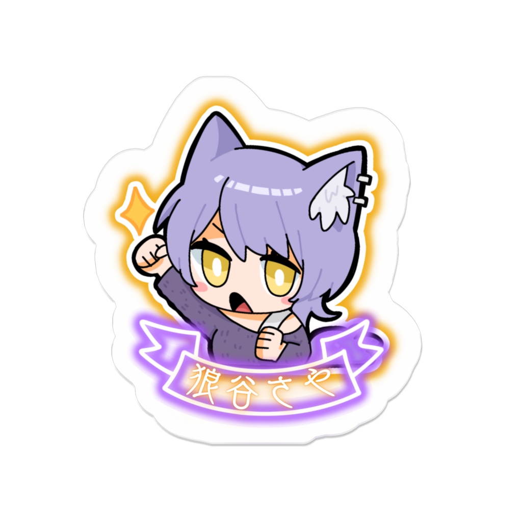 ミニさちゃアクリルバッジ