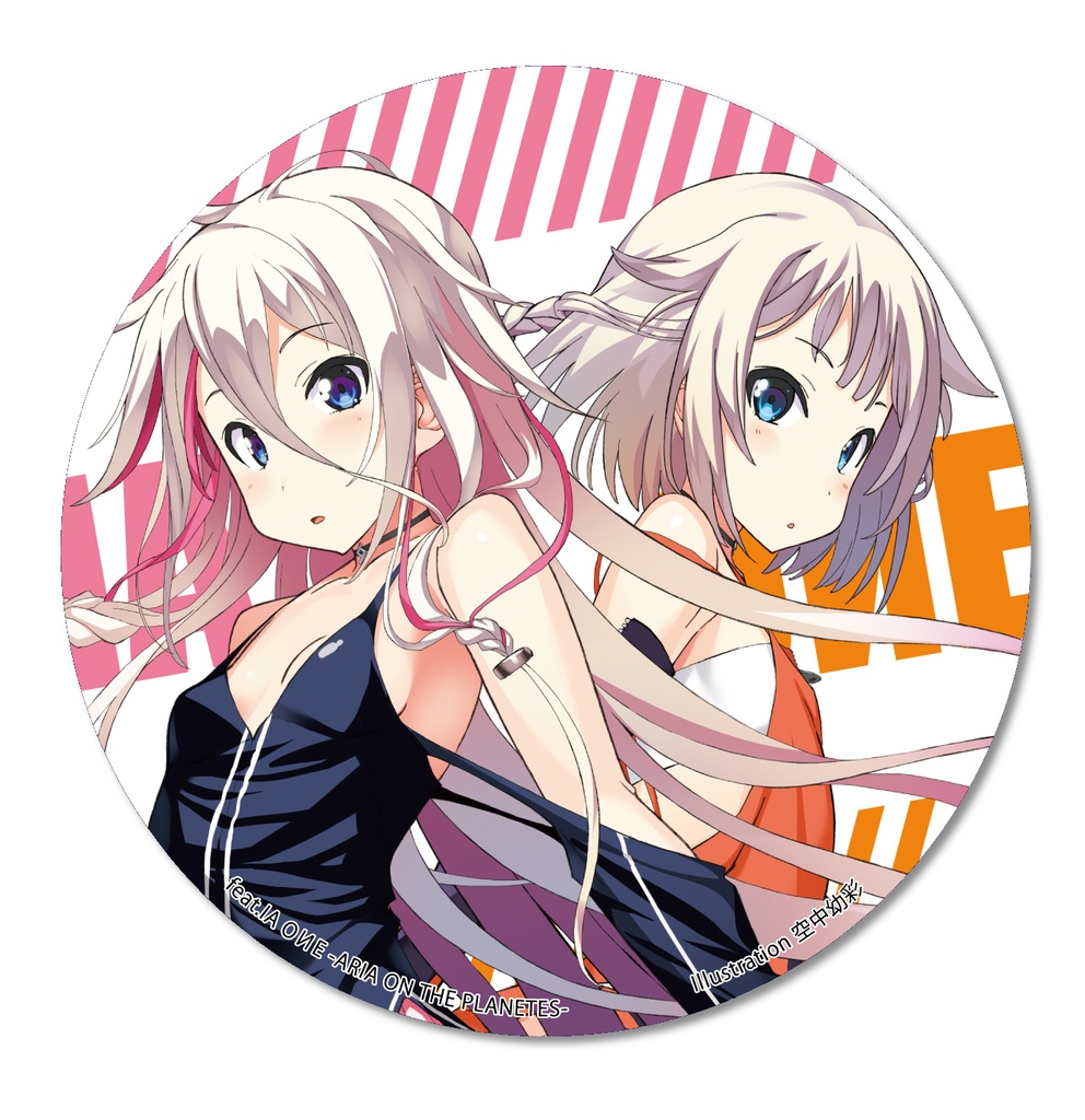 IA　OИE　缶バッジ　直径サイズ：約10cm