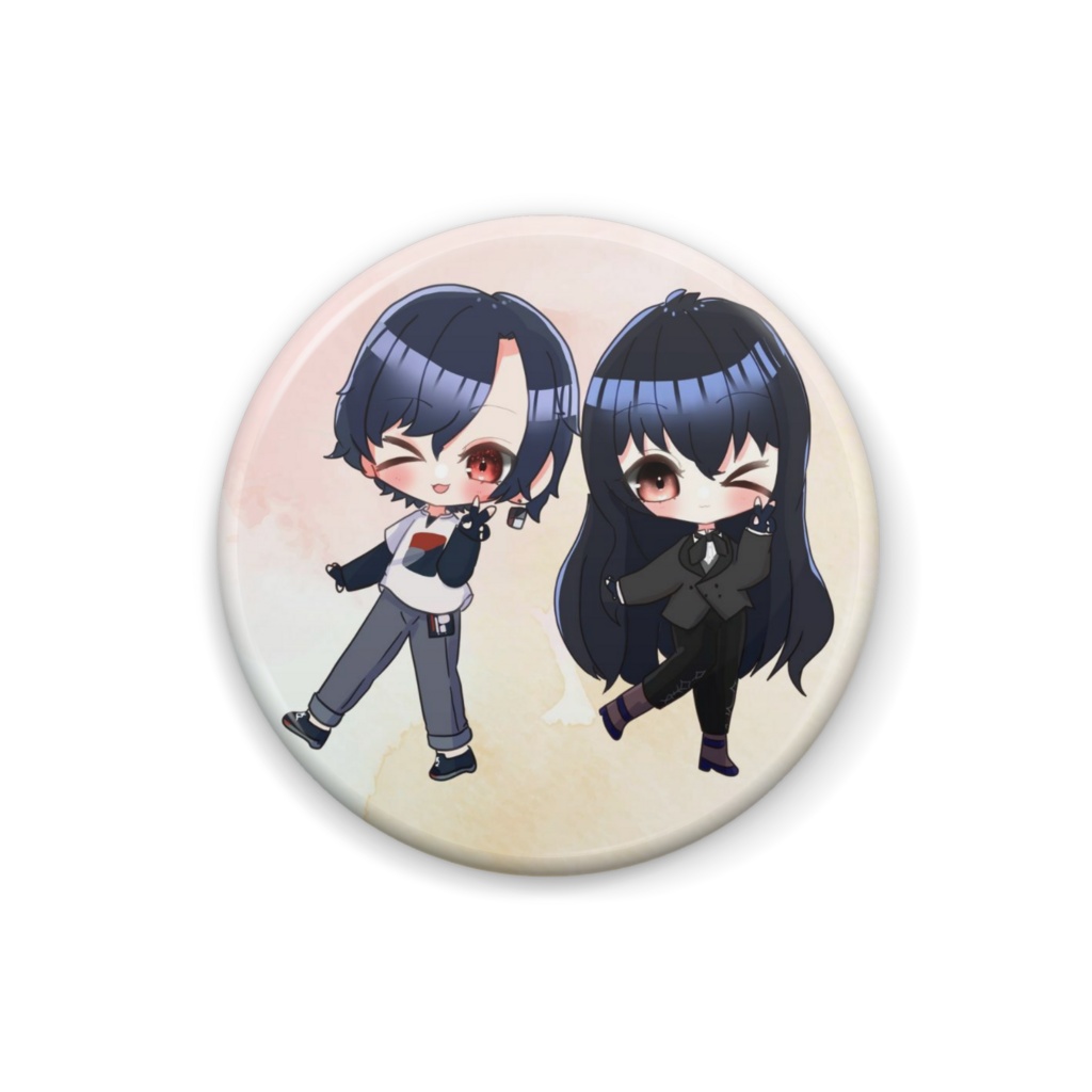 melurfith＆める子　SD缶バッジ