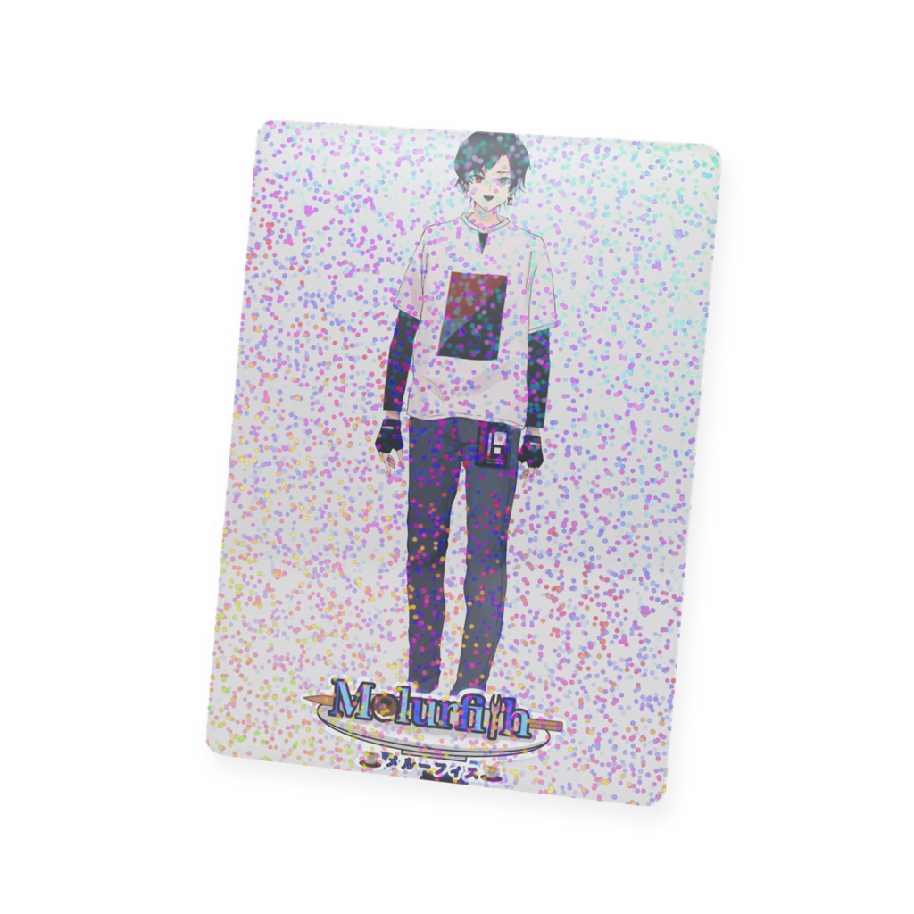 melurfith / める子 ラメ入りプラスチックカード