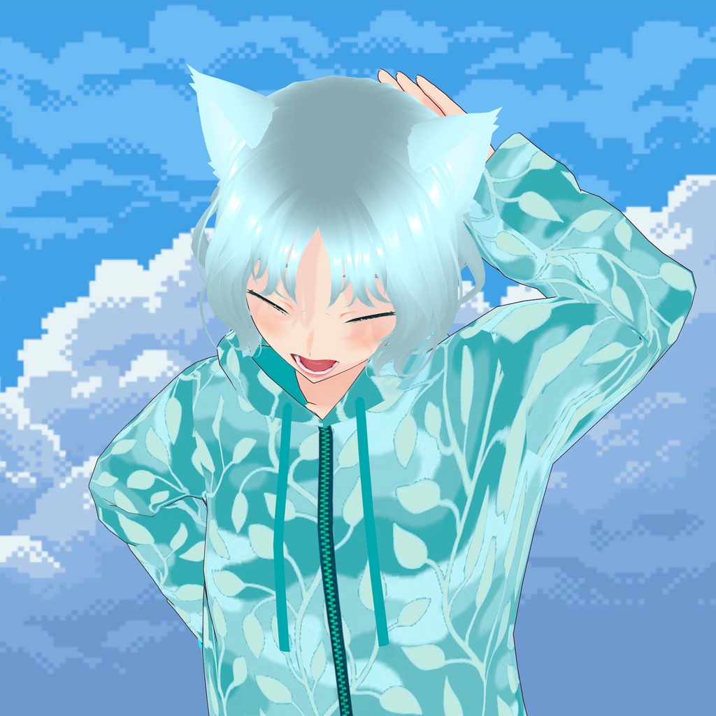 動く服アバターの製作依頼 (Cluster, VRM)(動く服サンプル)