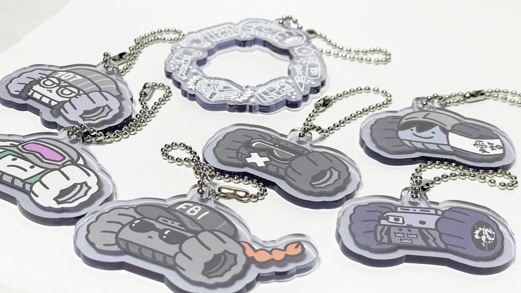 R6S アクリルキーホルダー（2026/02)