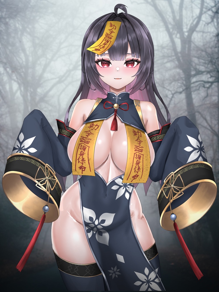 Halloween Jiangshi Vtuber Asset