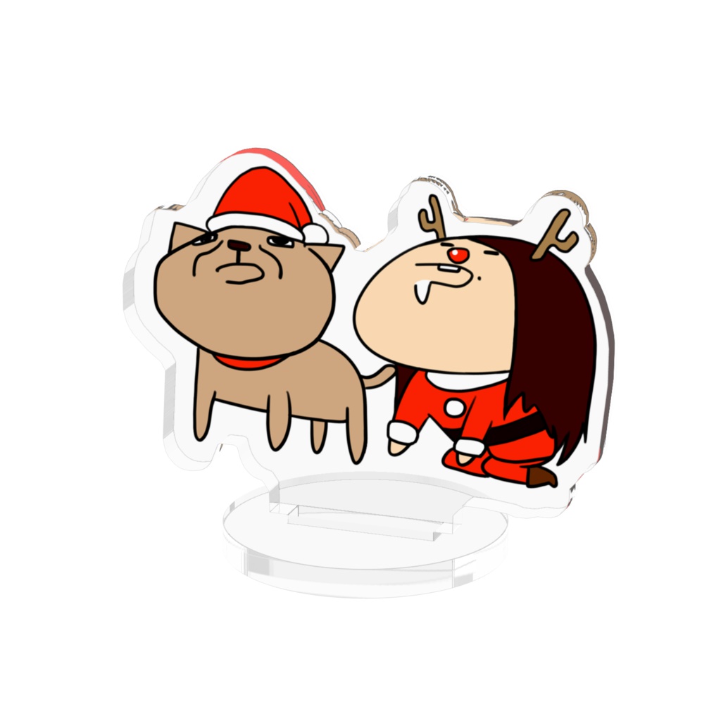 いぬさやクリスマス　アクリルフィギュア