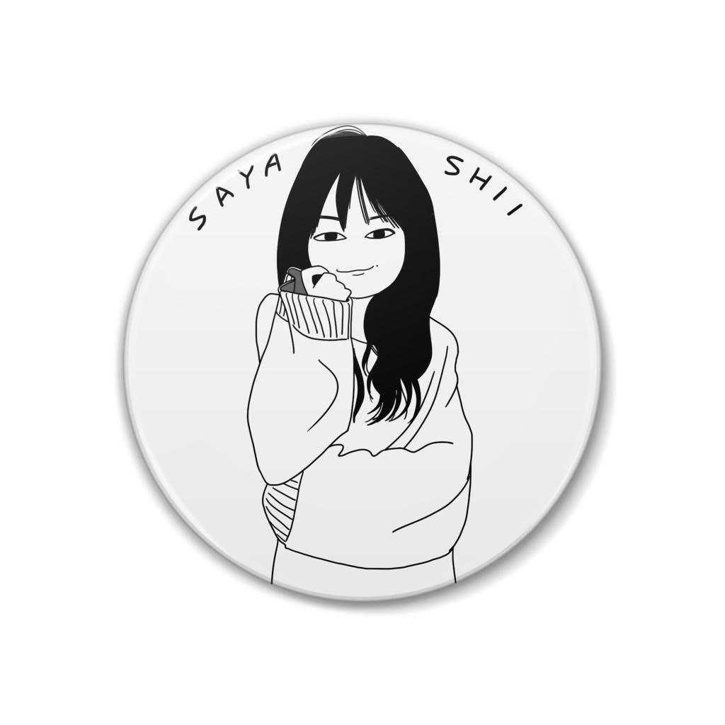 さやしい２　缶バッジ