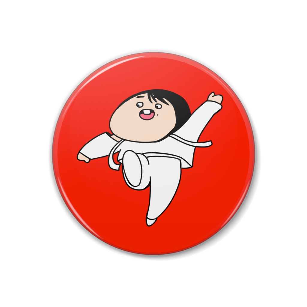 どぅんぱ驚き　缶バッジ