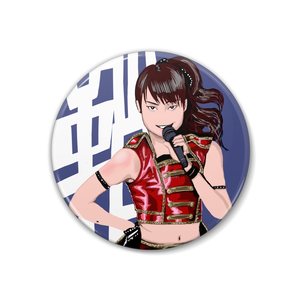 ウルフボーイﾔｼ 缶バッジ