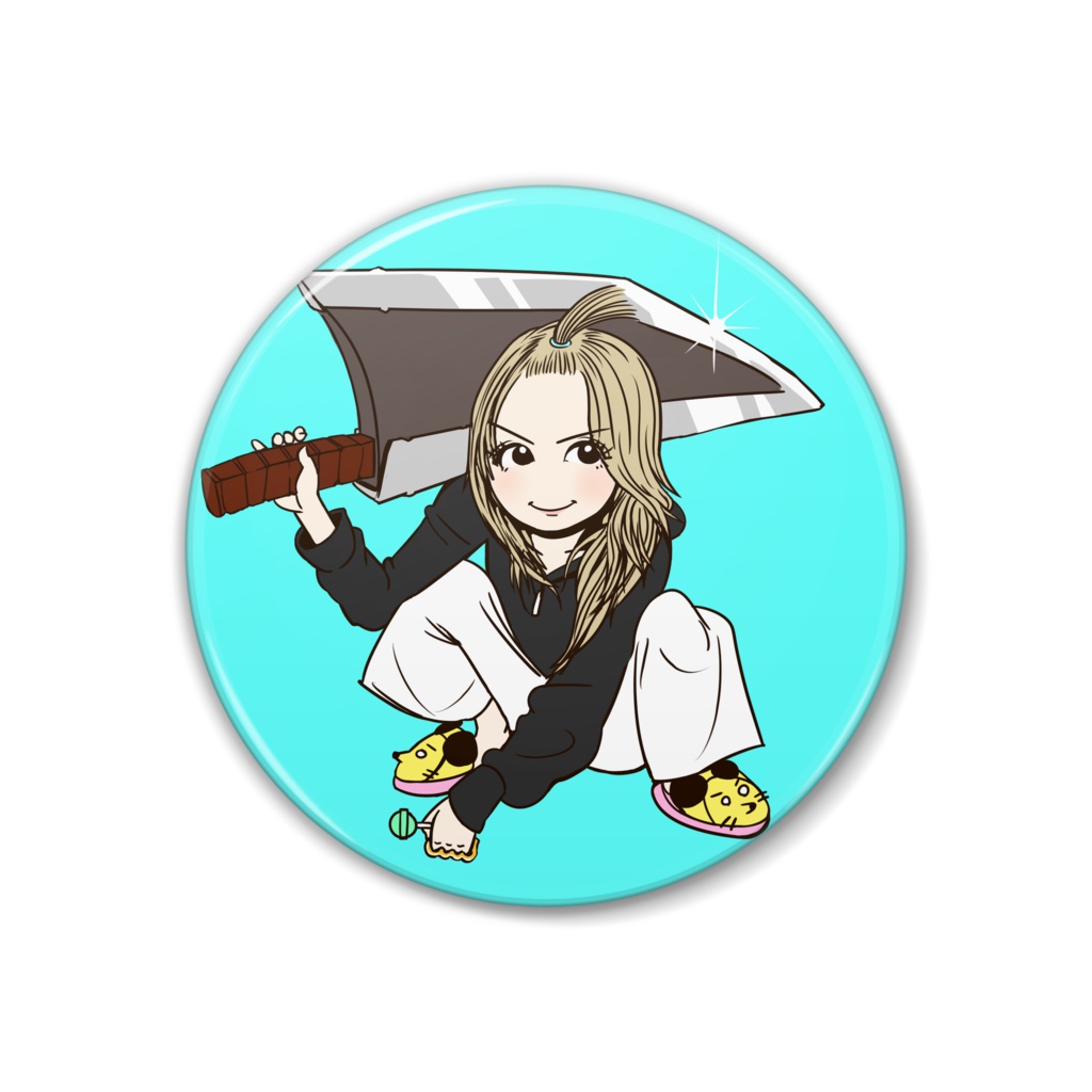 れいなさん（初代） 缶バッジ