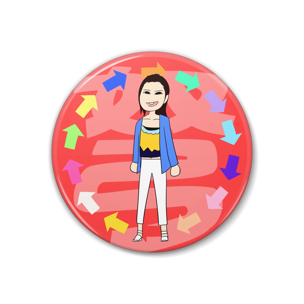 弩級のかえさん 缶バッジ