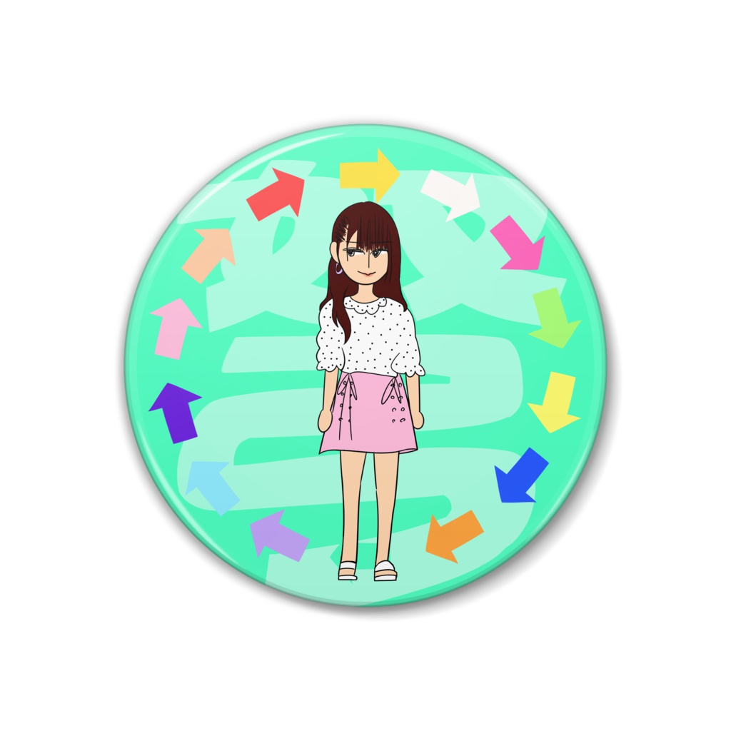 弩級のさとさん 缶バッジ