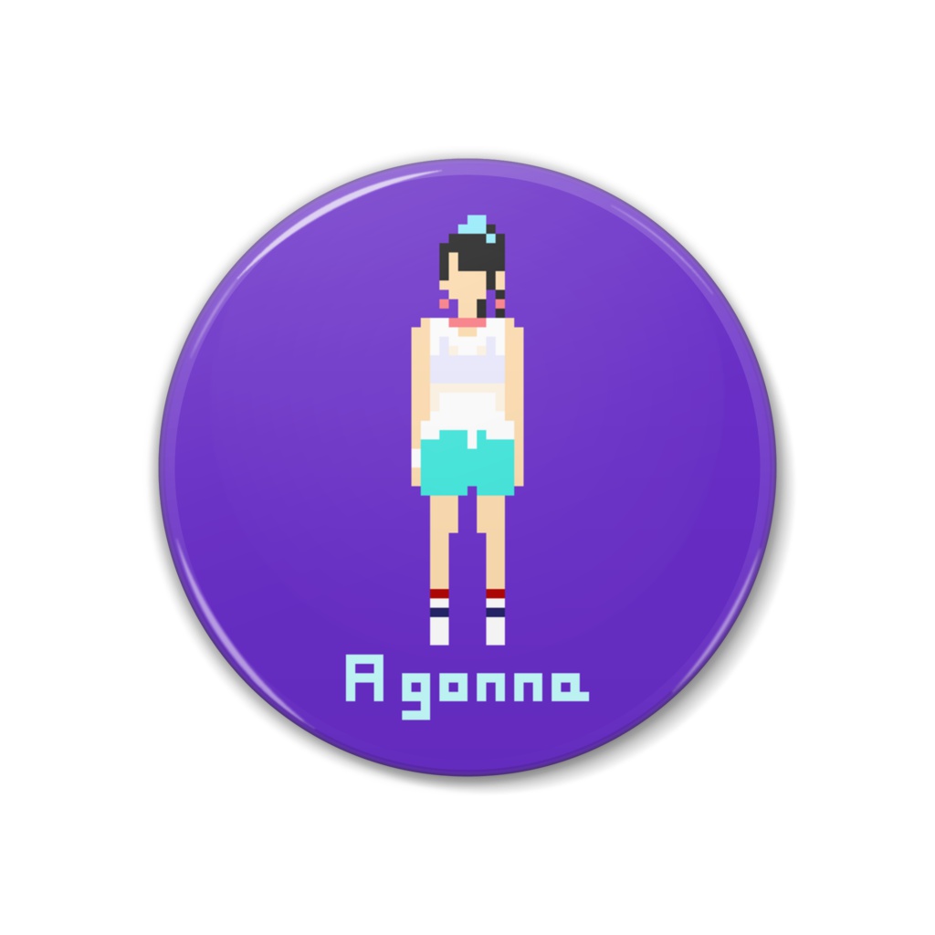 エエガナののなさん 缶バッジ