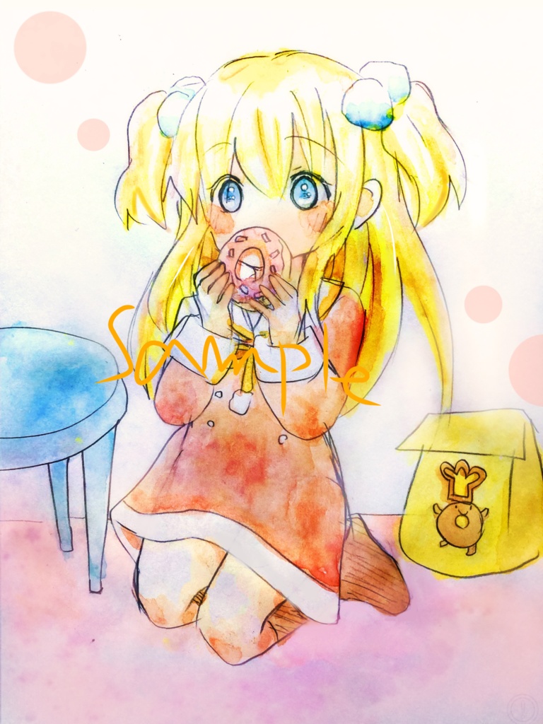 ストロベリードーナツ&女の子