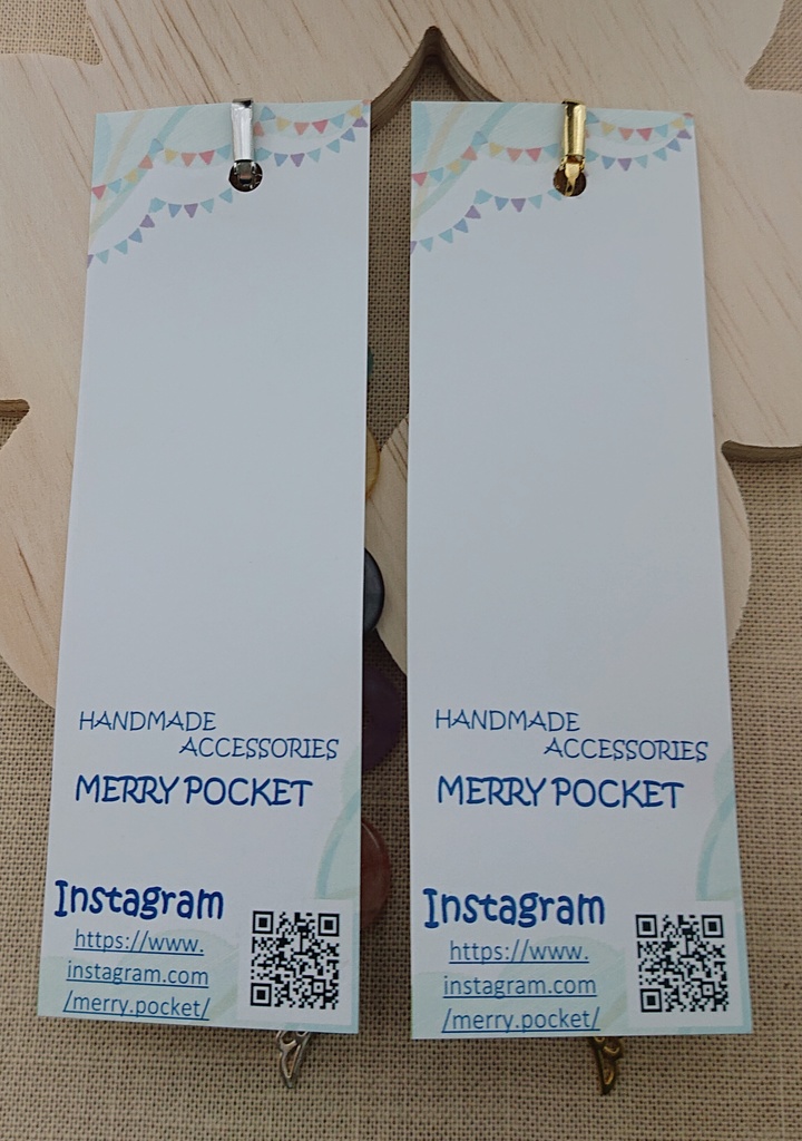 リーダーズなイヤリング❤️💙💛🤍💜🧡